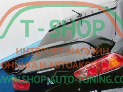 Козырек на стекло Mitsubishi Lancer 10 Бленда Evo