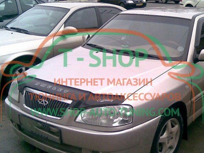 Мухобойка, дефлектор капота Chery Amulet (Vip Tuning)