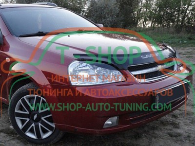 Мухобойка, дефлектор капота Chevrolet Lacetti (Vip Tuning)