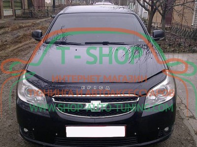 Мухобойка, дефлектор капота Chevrolet Epica 06-12 (Vip Tuning)