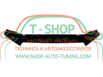 Мухобойка, дефлектор капота Chevrolet Aveo T300 (Vip Tuning)