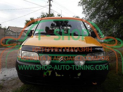 Мухобойка, дефлектор капота Citroen Berlingo 96-02 (Vip Tuning)