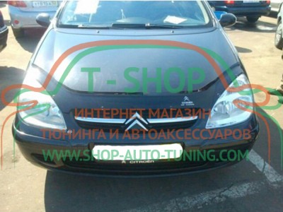 Мухобойка, дефлектор капота Citroen C5 01-08 (Vip Tuning)