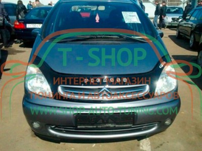 Мухобойка, дефлектор капота Citroen Xsara Picasso 99-04 (Vip Tuning)