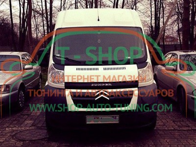 Мухобойка, дефлектор капота Citroen Jumper 06-14 (Vip Tuning)