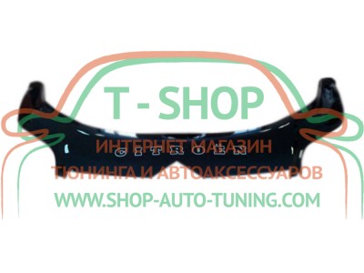Мухобойка, дефлектор капота Citroen C4 04-10 (Vip Tuning)