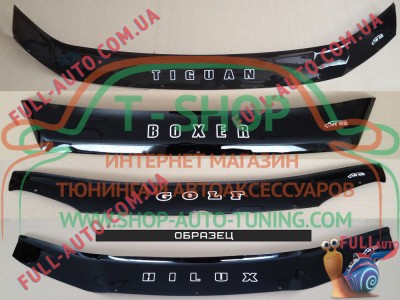 Мухобойка, дефлектор капота Daewoo Nubira 2003- (Vip Tuning)