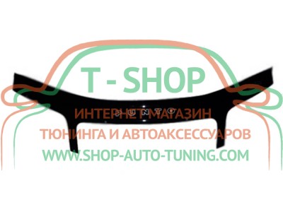 Мухобойка, дефлектор капота Fiat Punto 03-10 (Vip Tuning)