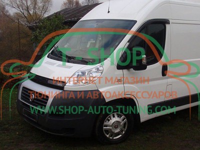 Мухобойка, дефлектор капота Fiat Ducato 06-14 (Vip Tuning)