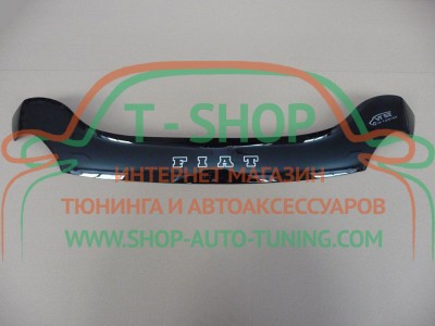 Мухобойка, дефлектор капота Fiat 500 2007- (Vip Tuning)