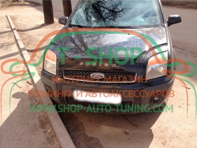 Мухобойка, дефлектор капота Ford Fusion 02-12 Длинная (Vip Tuning)