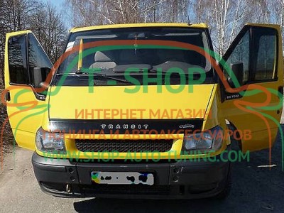 Мухобойка, дефлектор капота Ford Transit 00-06 (Vip Tuning)