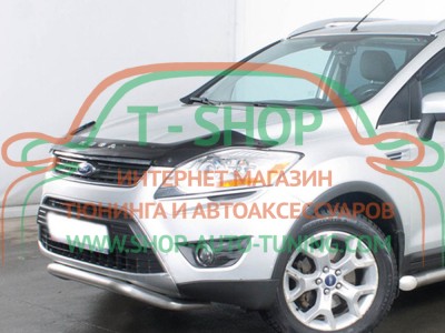 Мухобойка, дефлектор капота Ford Kuga 08-12 (Vip Tuning)