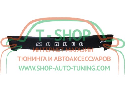 Мухобойка, дефлектор капота Ford Mondeo 07-10 Короткая (Vip Tuning)