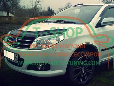 Мухобойка, дефлектор капота Geely MK 2006- (Vip Tuning)