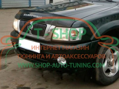 Мухобойка, дефлектор капота Great Wall Safe CC6460DY 02-10 (Vip Tuning)