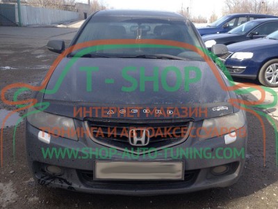 Мухобойка, дефлектор капота Honda Acсord 02-06 (Vip Tuning)