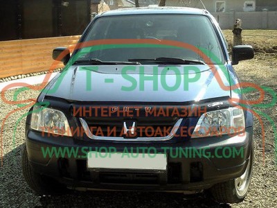 Мухобойка, дефлектор капота Honda CR-V 95-02 (Vip Tuning)