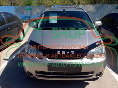 Мухобойка, дефлектор капота Honda HR-V 98–05 Длинная (Vip Tuning)