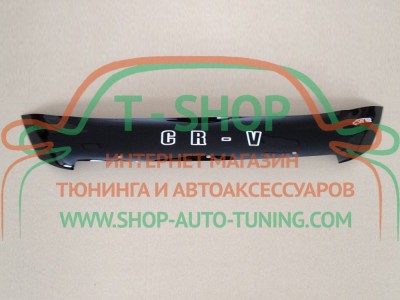 Мухобойка, дефлектор капота Honda CR-V 06-09 Короткая (Vip Tuning)