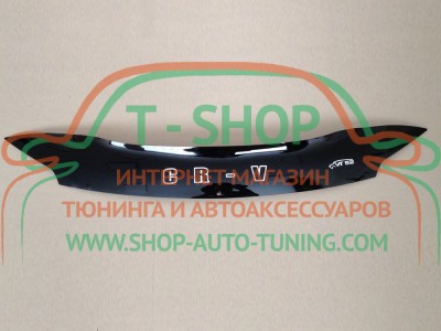 Мухобойка, дефлектор капота Honda CR-V 12-17 Короткая (Vip Tuning)