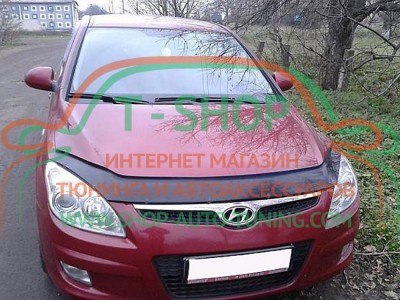 Мухобойка, дефлектор капота Hyundai i30 2007-2012 (Vip Tuning)