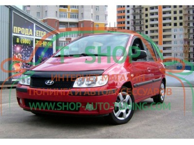 Мухобойка, дефлектор капота Hyundai Matrix 2000-2008 (Vip Tuning)
