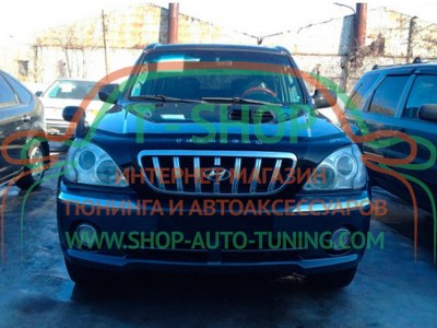 Мухобойка, дефлектор капота Hyundai Terracan 2001-2007 (Vip Tuning)
