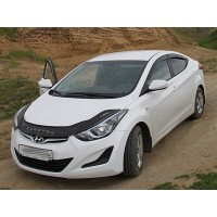 Мухобойка Hyundai Elantra MD 2011-2016 (Vip Tuning)