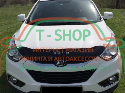 Мухобойка, дефлектор капота Hyundai i40 2011- (Vip Tuning)