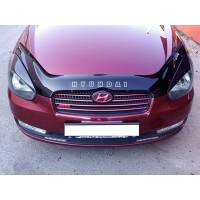 Мухобойка Hyundai Accent 2006-2010 (Vip Tuning)