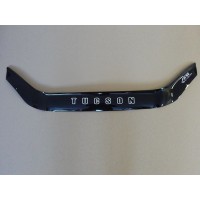 Мухобойка Hyundai Tucson 2004-2014 без клыков (Vip Tuning)
