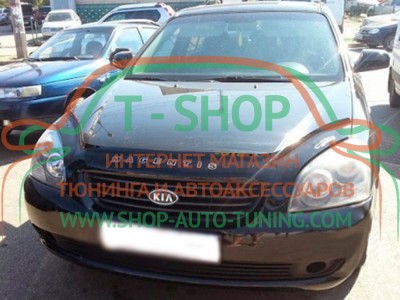 Мухобойка, дефлектор капота KIA Magentis 2006-2008 (Vip Tuning)