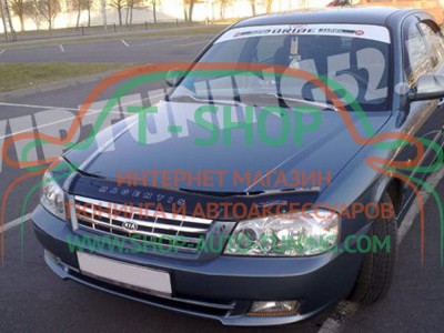 Мухобойка, дефлектор капота KIA Magentis 2000-2002 (Vip Tuning)