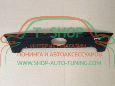 Мухобойка, дефлектор капота KIA Soul 2011-2013 Короткая (Vip Tuning)