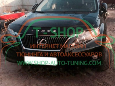 Мухобойка, дефлектор капота Lexus RX 2009-2015 (Vip Tuning)