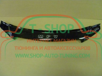 Мухобойка, дефлектор капота Mazda MPV 2002-2006 (Vip Tuning)
