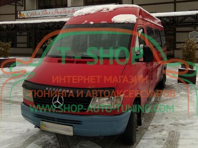 Мухобойка, дефлектор капота Mercedes-Benz Sprinter 1995-2002 (Vip Tuning)