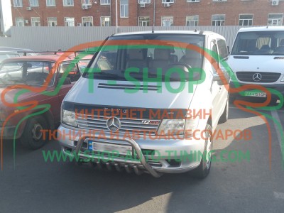 Мухобойка, дефлектор капота Mercedes-Benz Vito 1996-2003 (Vip Tuning)