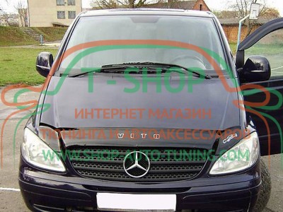 Мухобойка, дефлектор капота Mercedes-Benz Vito/Viano (W639) 2003-2014 (Vip Tuning)