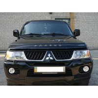 Мухобойка Mitsubishi Pajero Sport 1996-2007 (Vip Tuning)
