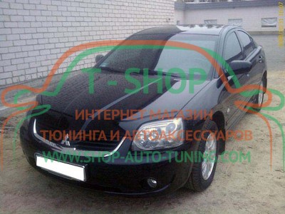 Мухобойка, дефлектор капота Mitsubishi Galant 2003-2008 (Vip Tuning)