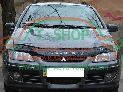 Мухобойка, дефлектор капота Mitsubishi Space Star 1998- (Vip Tuning)
