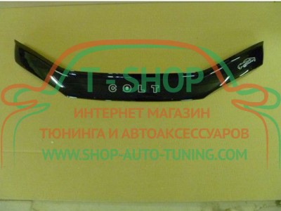Мухобойка, дефлектор капота Mitsubishi Colt 1995-2002 (Vip Tuning)