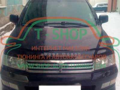 Мухобойка, дефлектор капота Mitsubishi Space Wagon 1997-2003 (Vip Tuning)