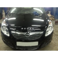 Мухобойка Opel Corsa D 2007-2014 (Vip Tuning)