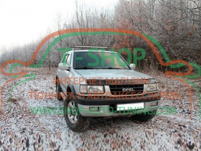 Мухобойка, дефлектор капота Opel Frontera B 1998-2003 (Vip Tuning)
