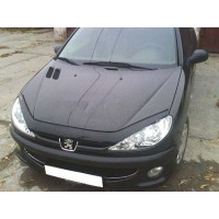 Мухобойка Peugeot 206 1998-2009 (Vip Tuning)