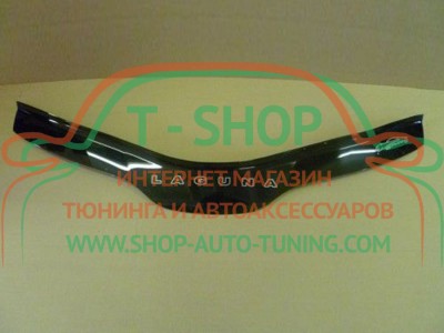 Мухобойка, дефлектор капота Renault Laguna 2001-2005 (Vip Tuning)