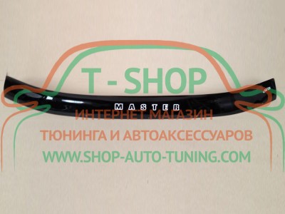 Мухобойка, дефлектор капота Renault Master 1998-2003 (Vip Tuning)